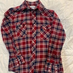 WRANGLER Men Medium Shirt Snap Up Cotton